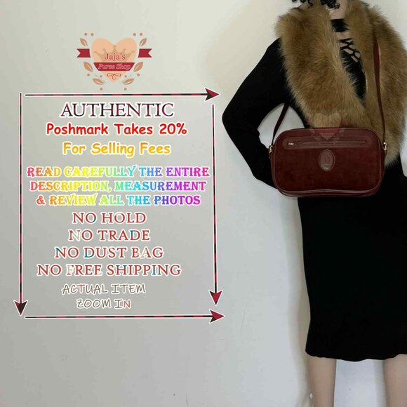 💟Cartier Suede Leather Camera Bag Croosbody💟 - Picture 17 of 17